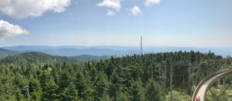Illustration for article titled Clingmans Dome. Highest point in the Smokies.